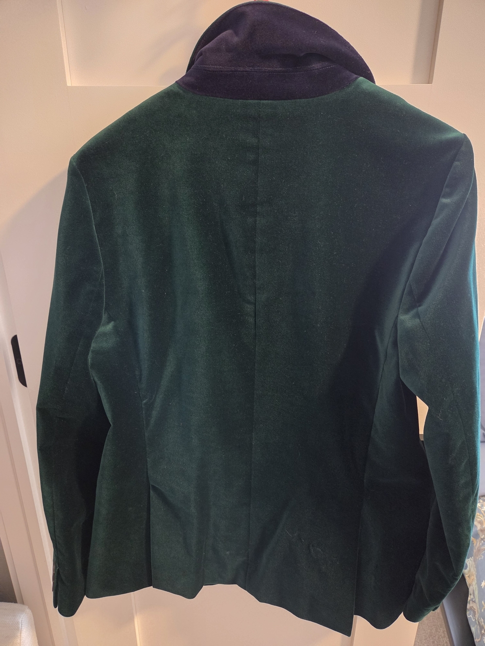 BODEN Velvet Blazer Jacket + Matching Velvet Pants - Dark Green - Picture 2 of 11